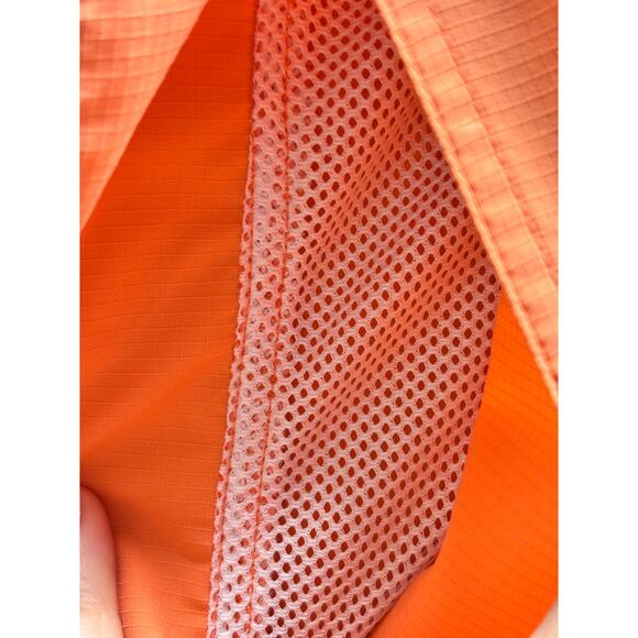 Guy Harvey Mens Size Large Orange Vent Back Button Up Short Sleeve Fishing Shirt - Picture 4 of 7